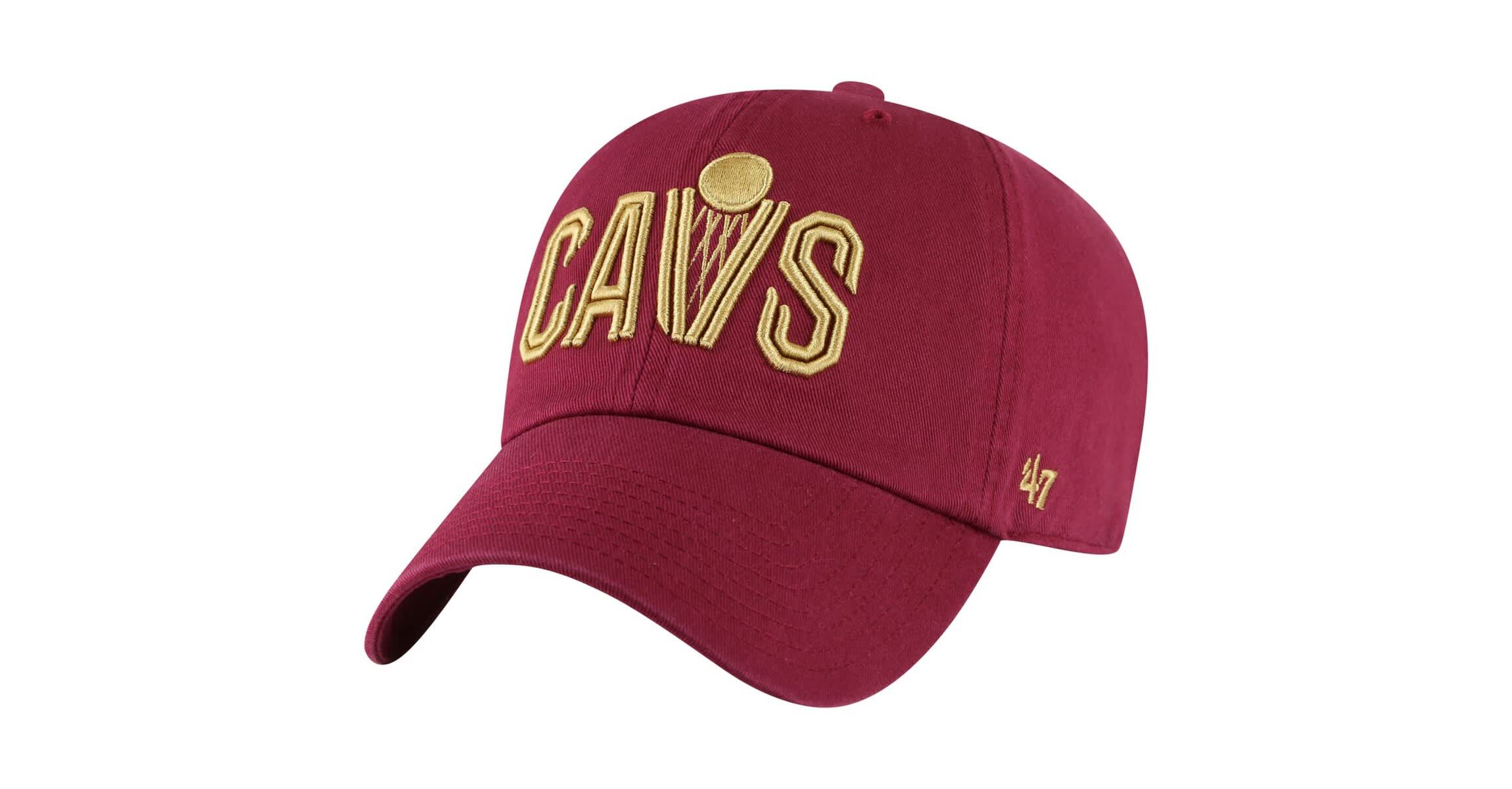 NBA Cleveland Cavaliers Core Wordmark Clean Up Adjustable Hat