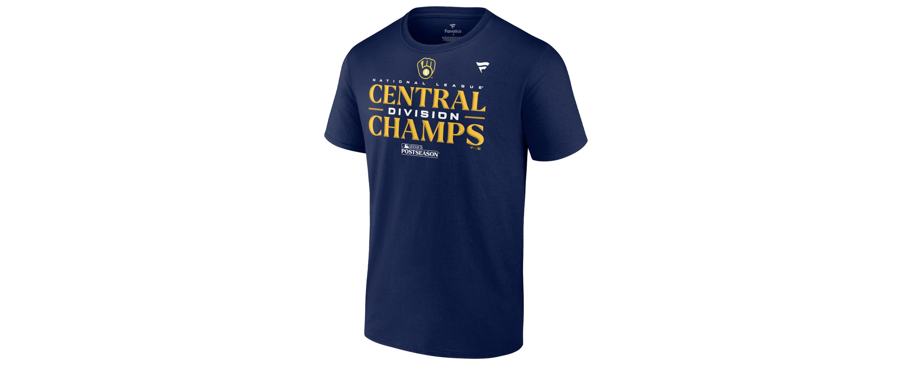 MLB Fanatics Milwaukee Brewers 2023 NL Central Division s Locker Room T-Shirt