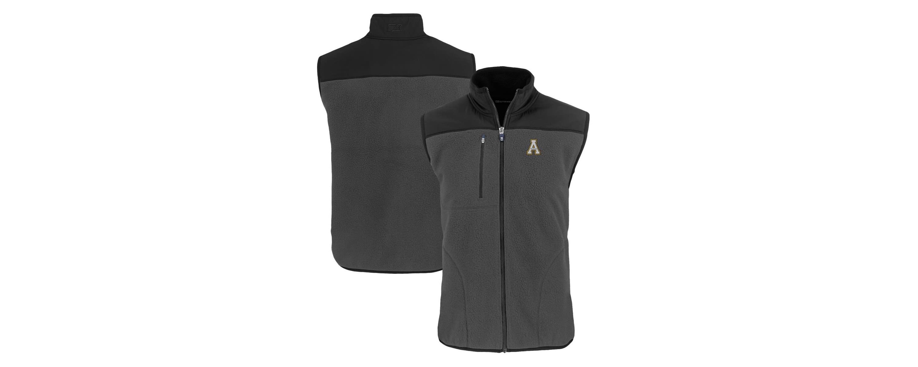 NCAA Appalachian State Mountaineers Cascade Eco Sherpa Fleece Full-Zip Vest