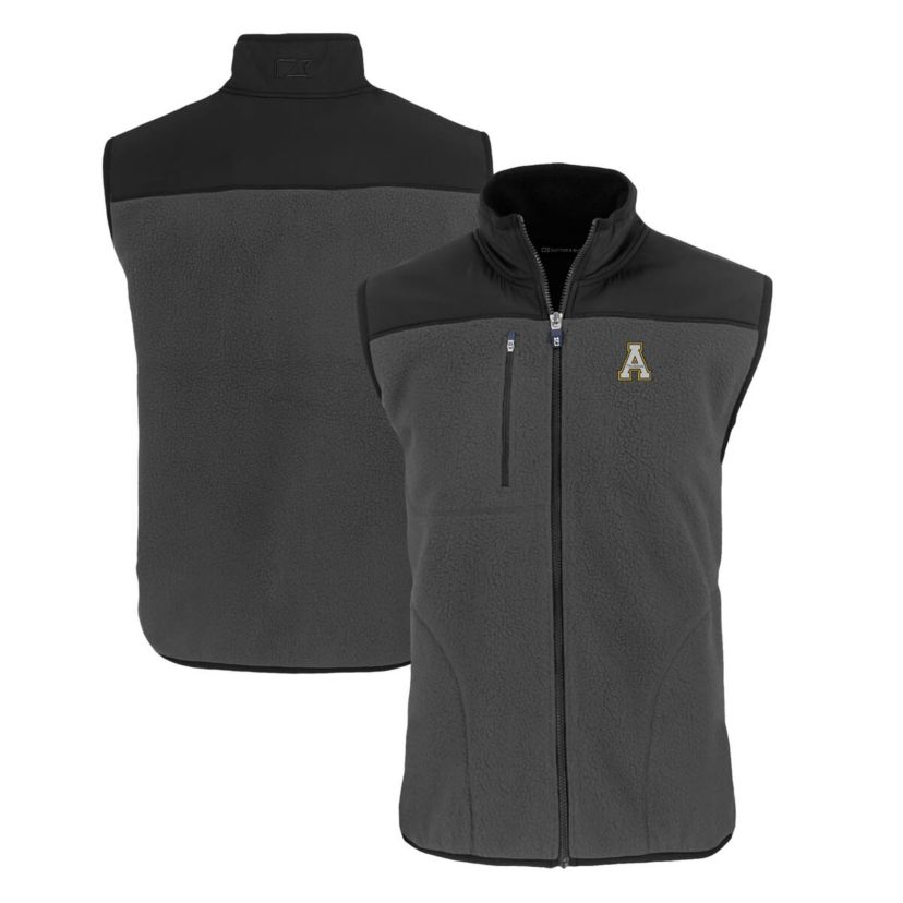 NCAA Appalachian State Mountaineers Cascade Eco Sherpa Fleece Full-Zip Vest