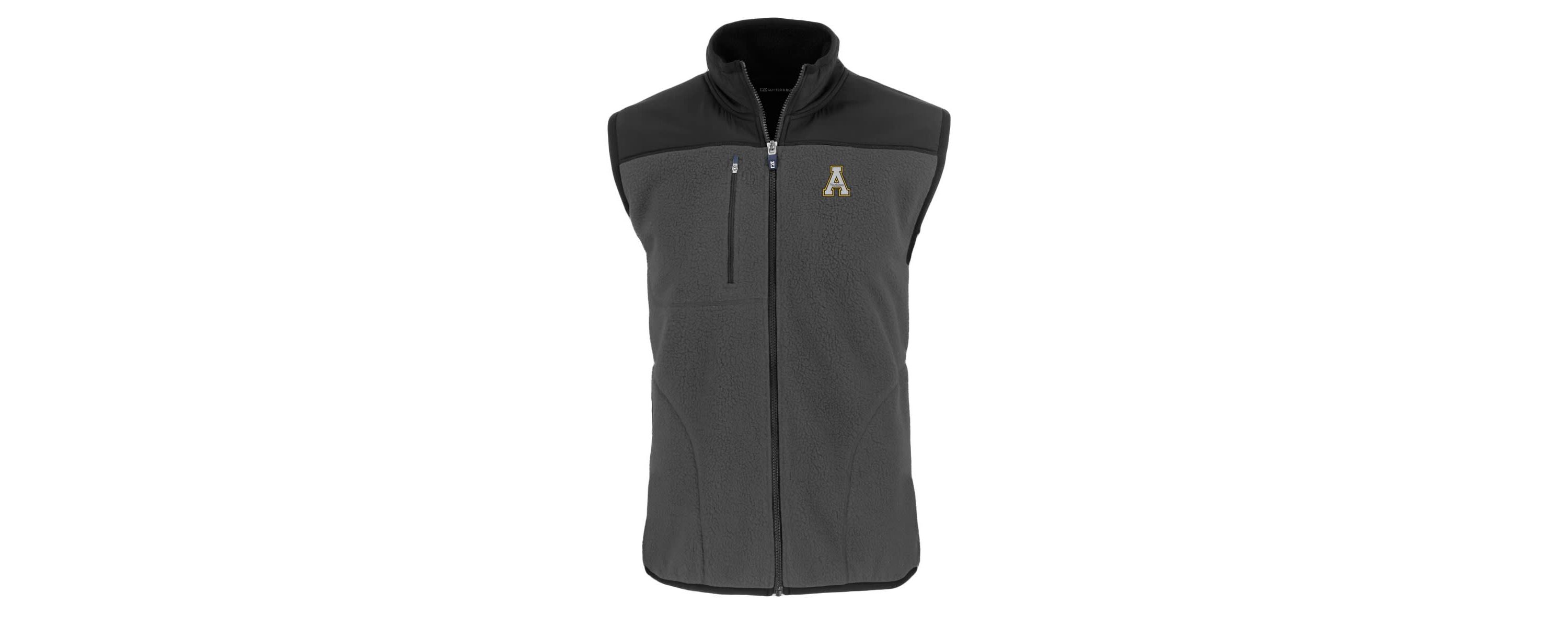 NCAA Appalachian State Mountaineers Cascade Eco Sherpa Fleece Full-Zip Vest