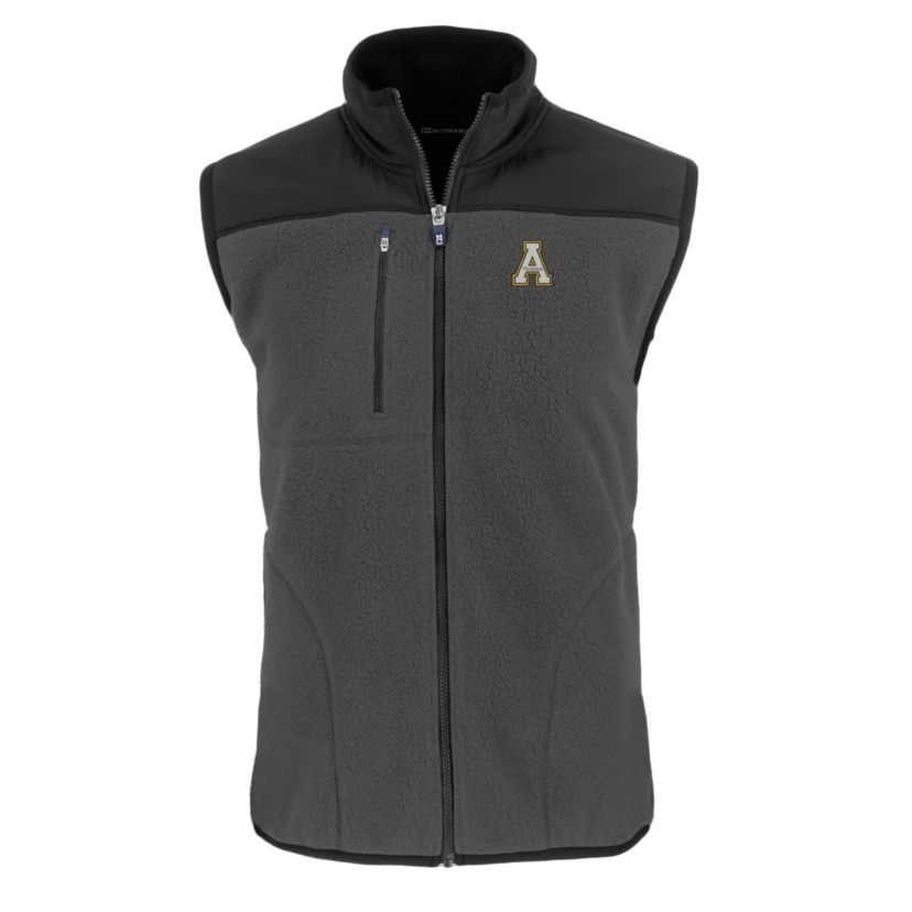 NCAA Appalachian State Mountaineers Cascade Eco Sherpa Fleece Full-Zip Vest