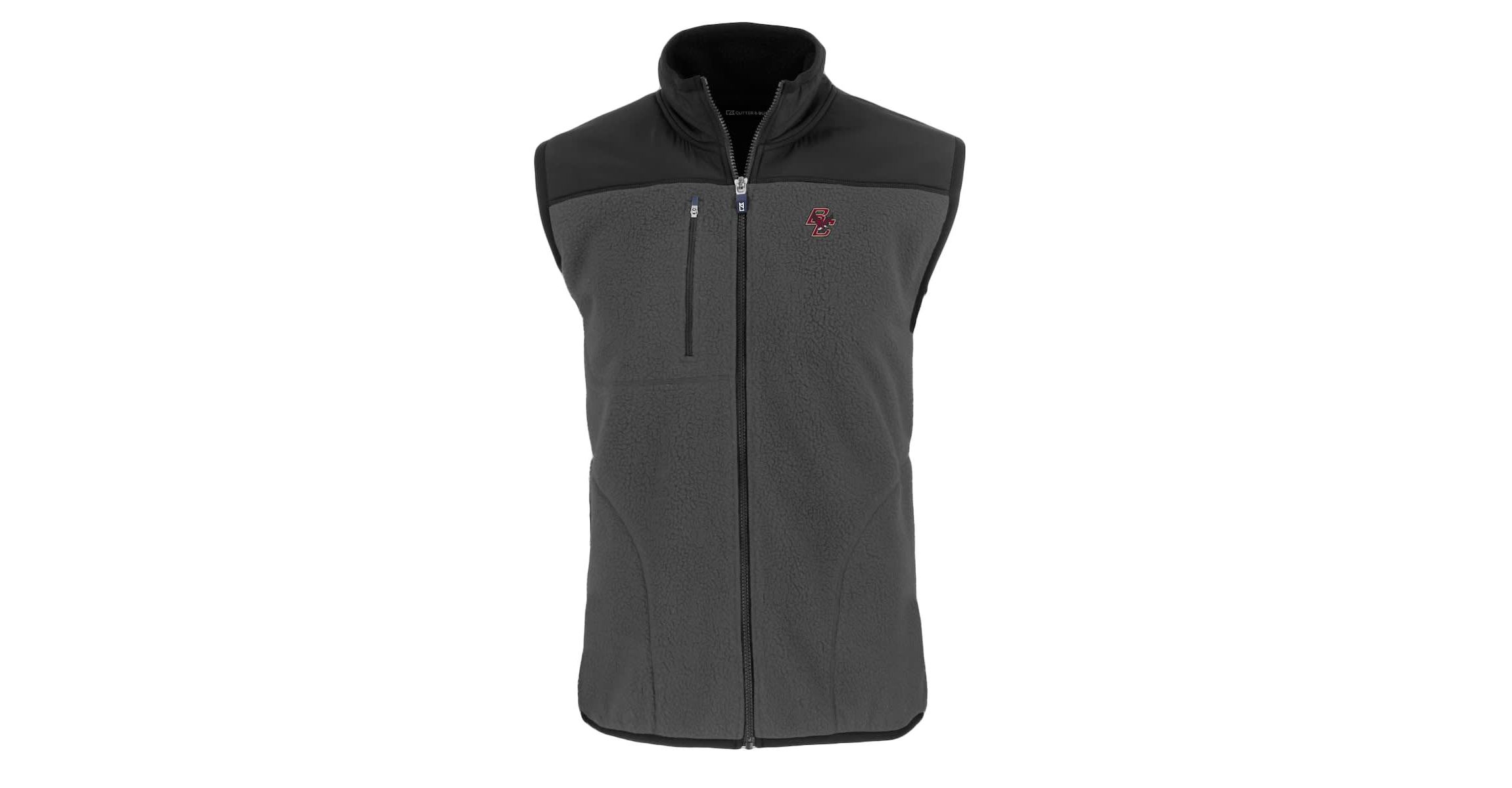 Boston College Eagles NCAA Boston NCAA Eagles Cascade Eco Sherpa Fleece Full-Zip Vest
