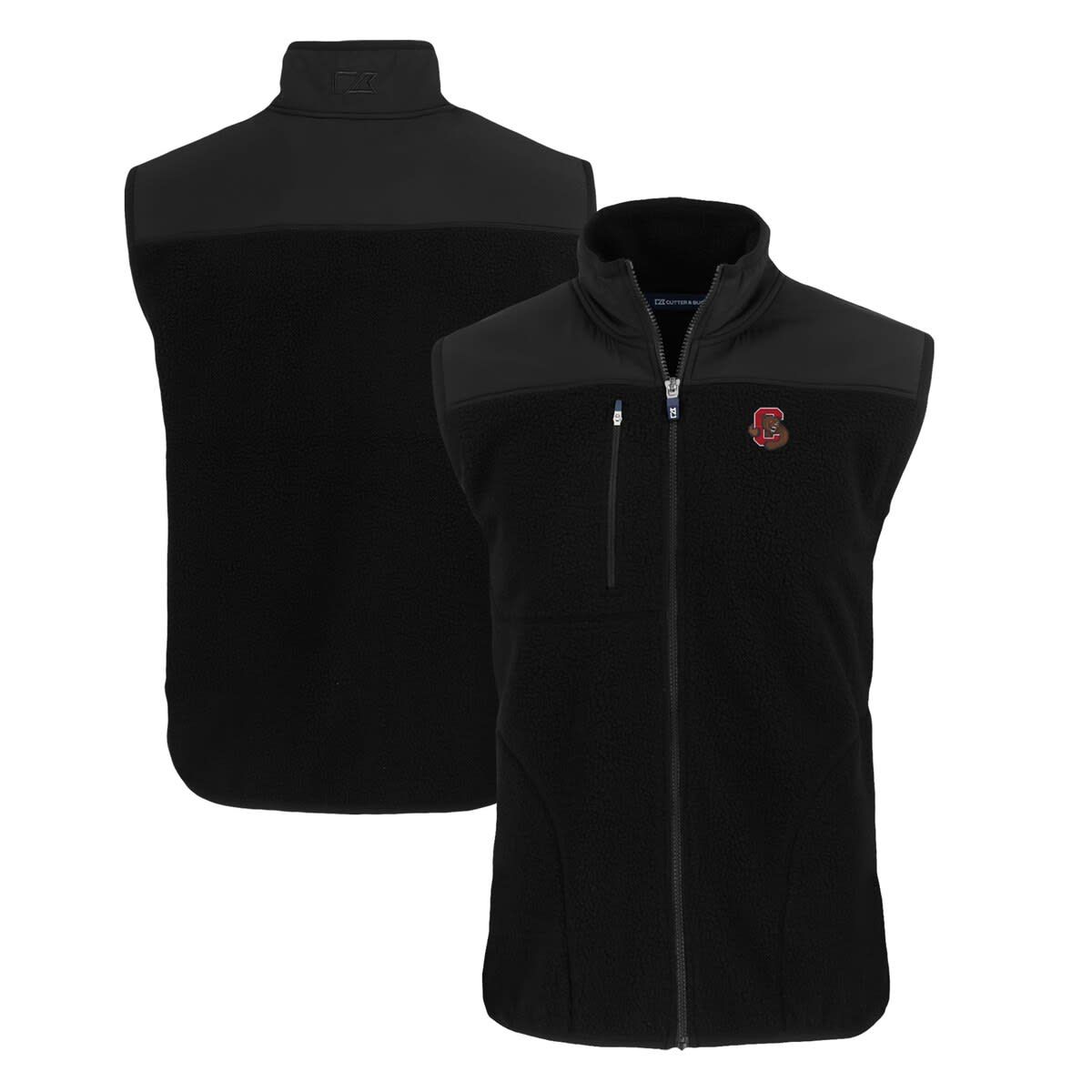 Cornell Big Red NCAA Cornell Big Cascade Eco Sherpa Fleece Full-Zip Vest