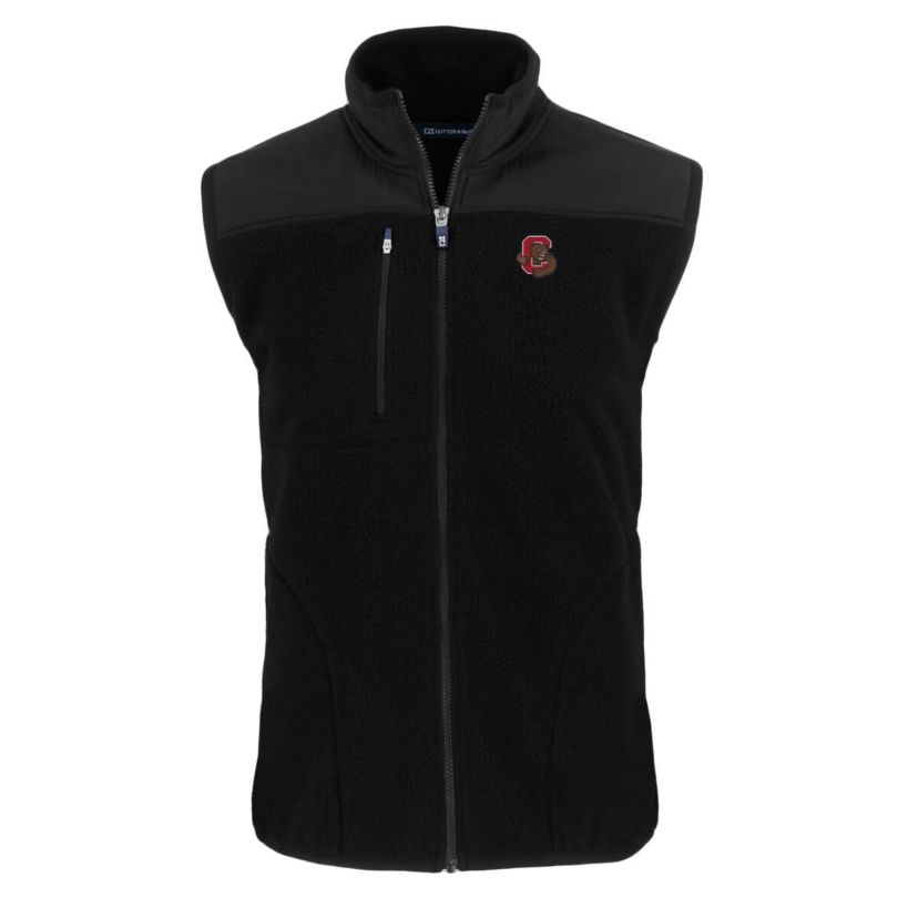Cornell Big Red NCAA Cornell Big Cascade Eco Sherpa Fleece Full-Zip Vest