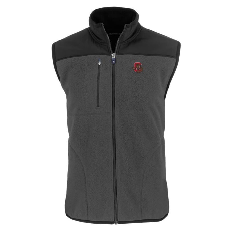 Cornell Big Red NCAA Cornell Big Cascade Eco Sherpa Fleece Full-Zip Vest