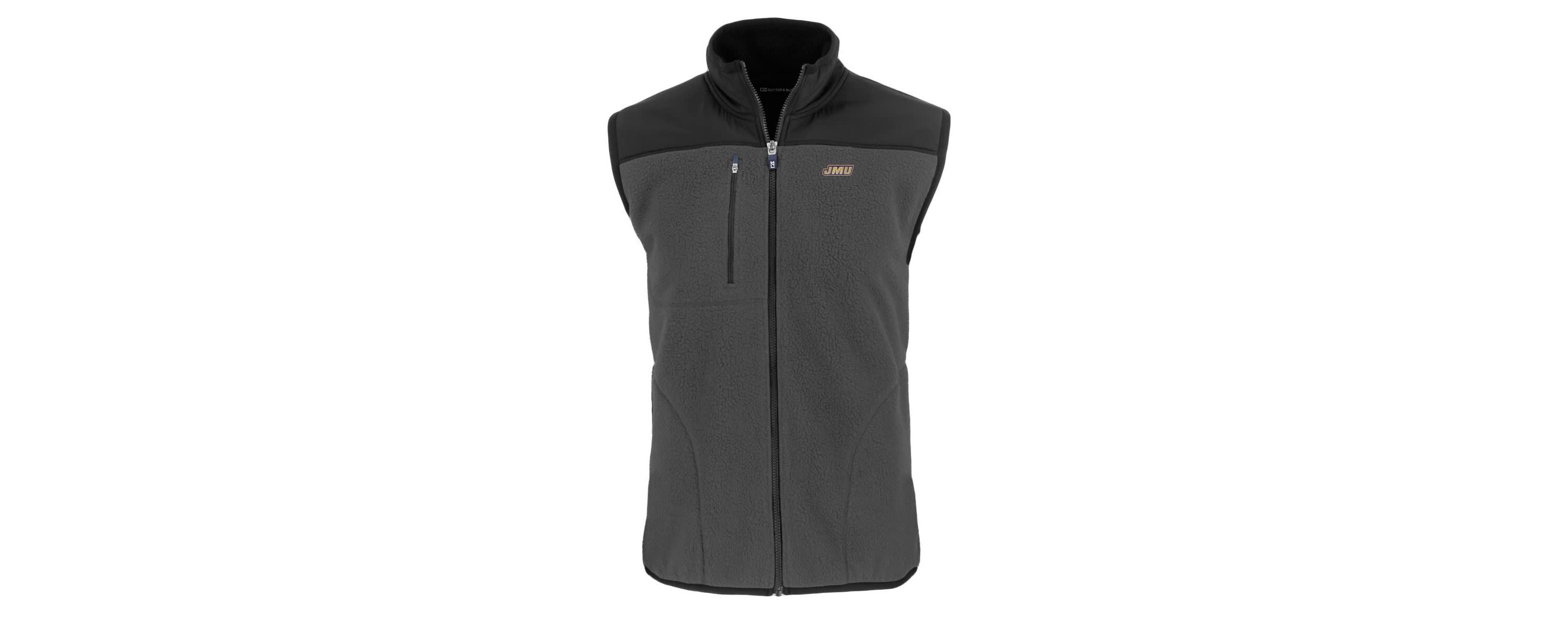 NCAA James Madison Dukes Cascade Eco Sherpa Fleece Full-Zip Vest