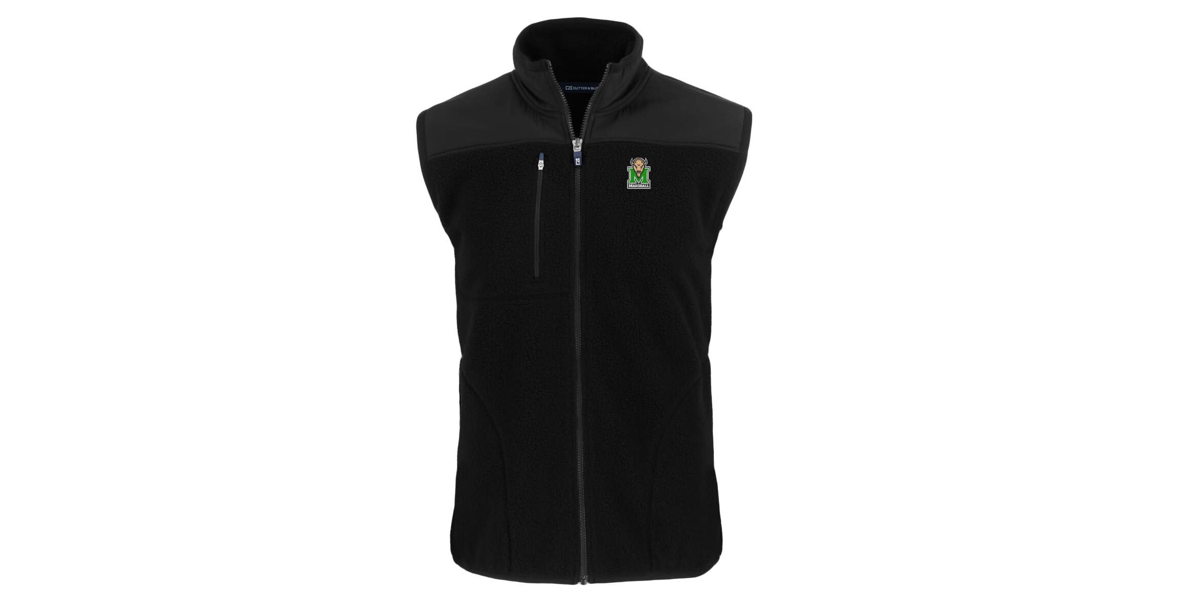 NCAA Marshall Thundering Herd Cascade Eco Sherpa Fleece Full-Zip Vest