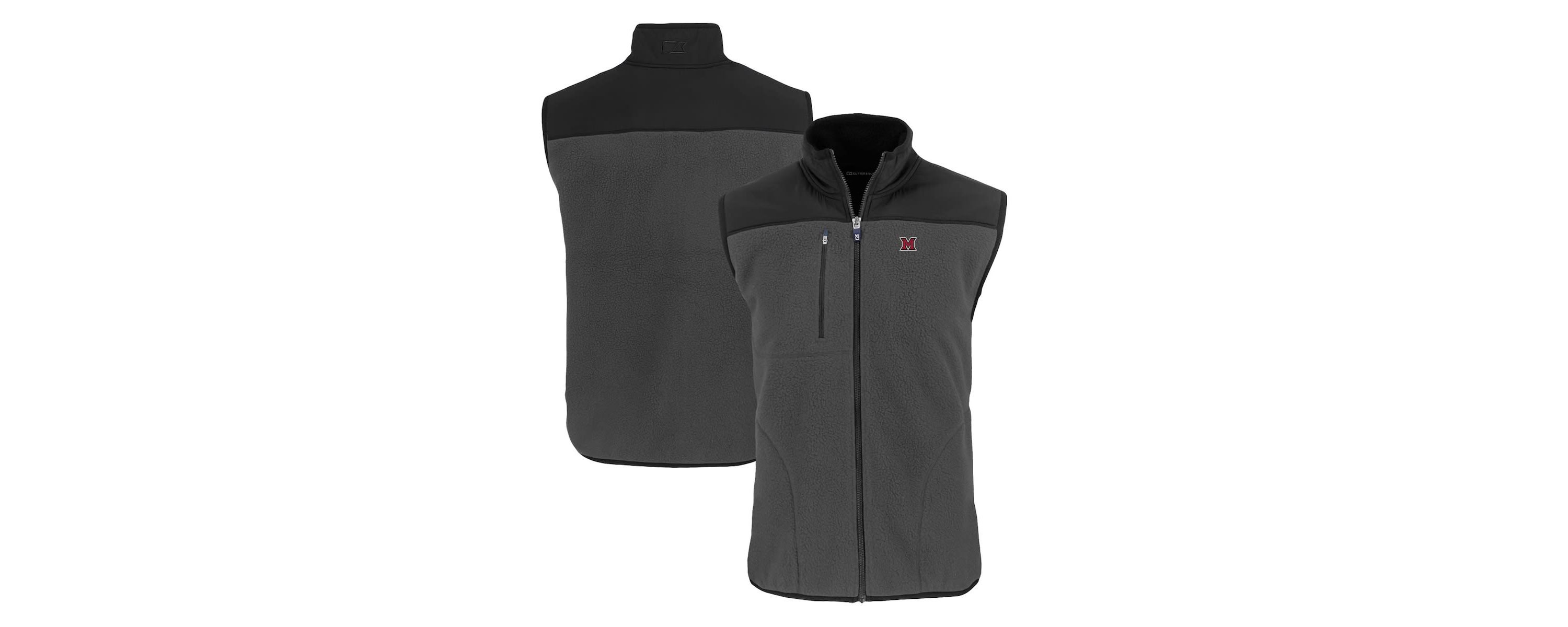 Miami (OH) RedHawks NCAA Miami University RedHawks Cascade Eco Sherpa Fleece Full-Zip Vest