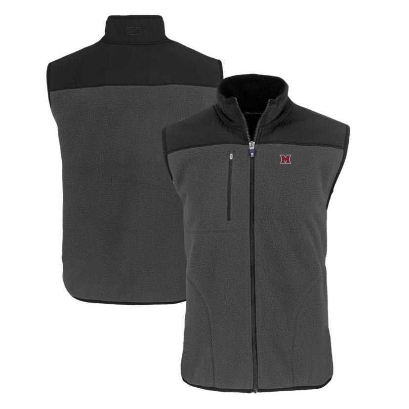 Miami (OH) RedHawks NCAA Miami University RedHawks Cascade Eco Sherpa Fleece Full-Zip Vest