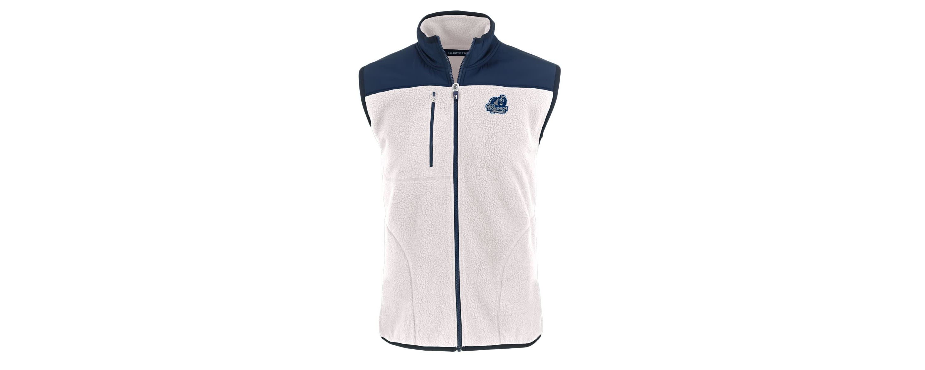 NCAA Old Dominion Monarchs Cascade Eco Sherpa Fleece Full-Zip Vest