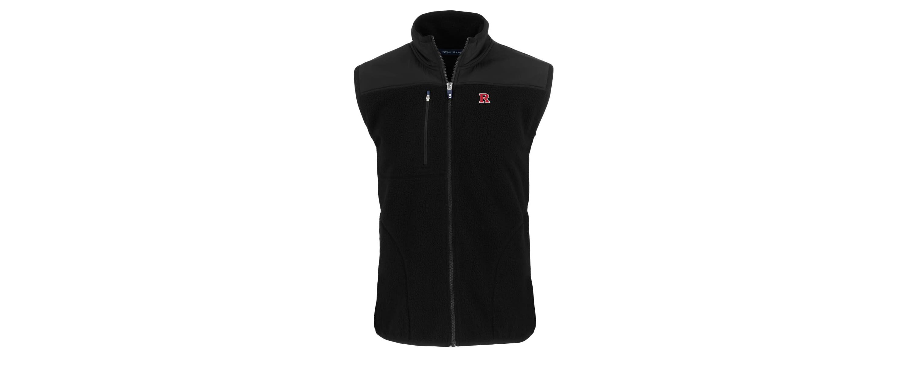 Rutgers Scarlet Knights NCAA Rutgers Knights Cascade Eco Sherpa Fleece Full-Zip Vest
