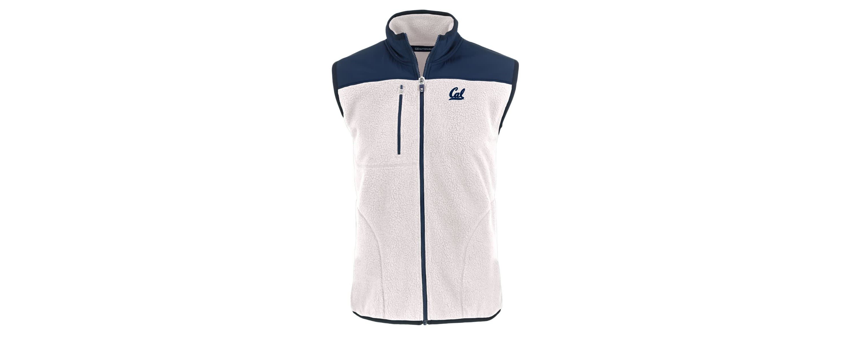 California Golden Bears NCAA Cal Bears Cascade Eco Sherpa Fleece Full-Zip Vest