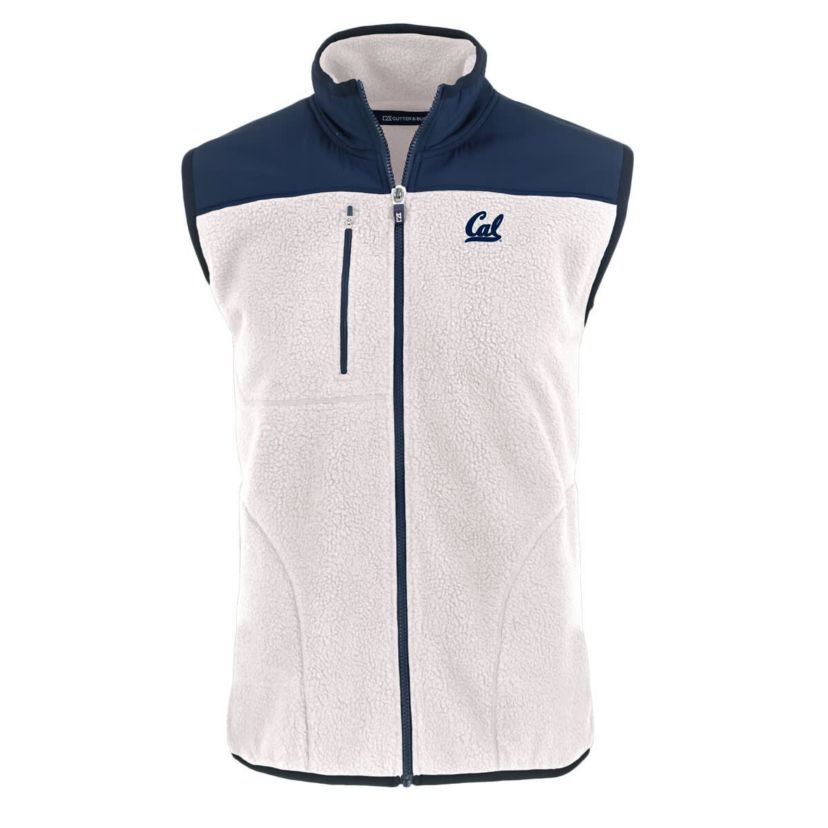 California Golden Bears NCAA Cal Bears Cascade Eco Sherpa Fleece Full-Zip Vest