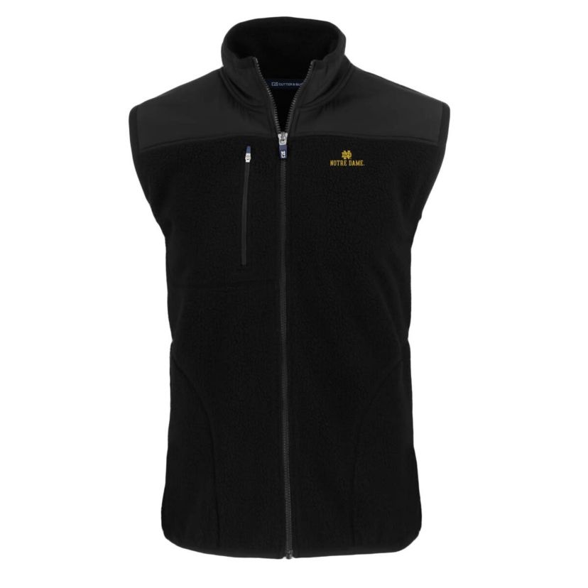 NCAA Notre Dame Fighting Irish Cascade Eco Sherpa Fleece Full-Zip Vest