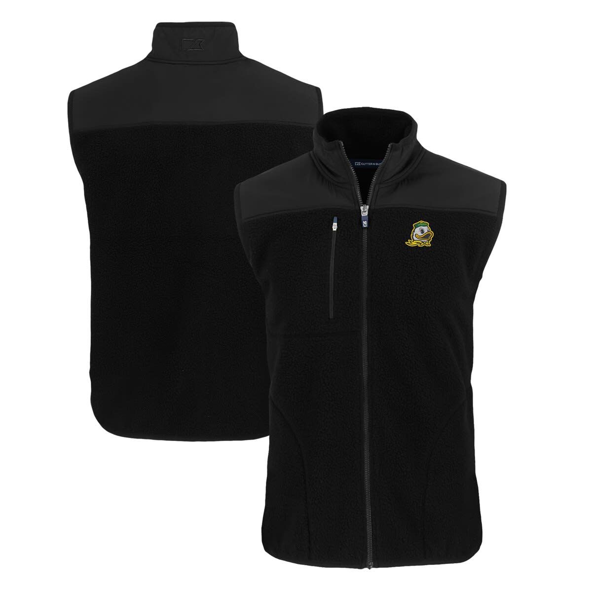 NCAA Oregon Ducks Cascade Eco Sherpa Fleece Full-Zip Vest