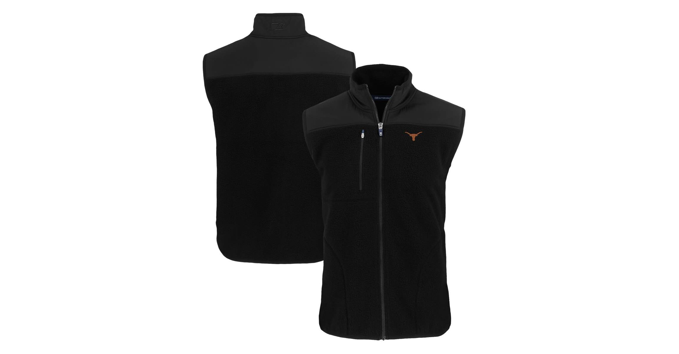 NCAA Texas Longhorns Cascade Eco Sherpa Fleece Full-Zip Vest