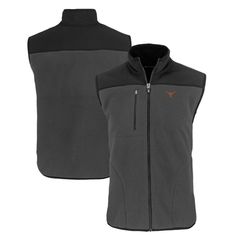 NCAA Texas Longhorns Cascade Eco Sherpa Fleece Full-Zip Vest