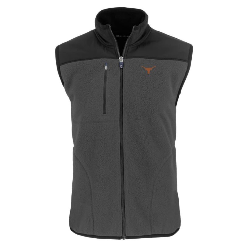 NCAA Texas Longhorns Cascade Eco Sherpa Fleece Full-Zip Vest