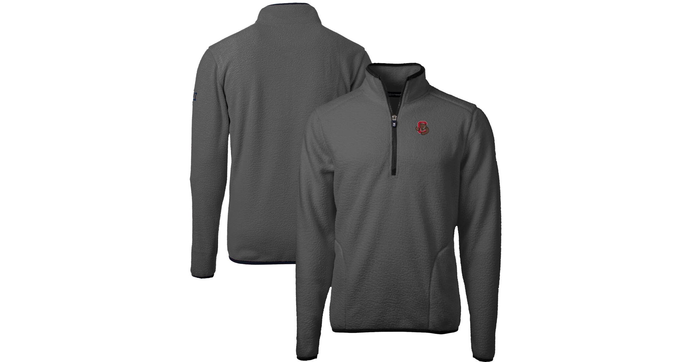 Cornell Big Red NCAA Cornell Big Cascade Eco Sherpa Fleece Quarter-Zip Pullover Jacket