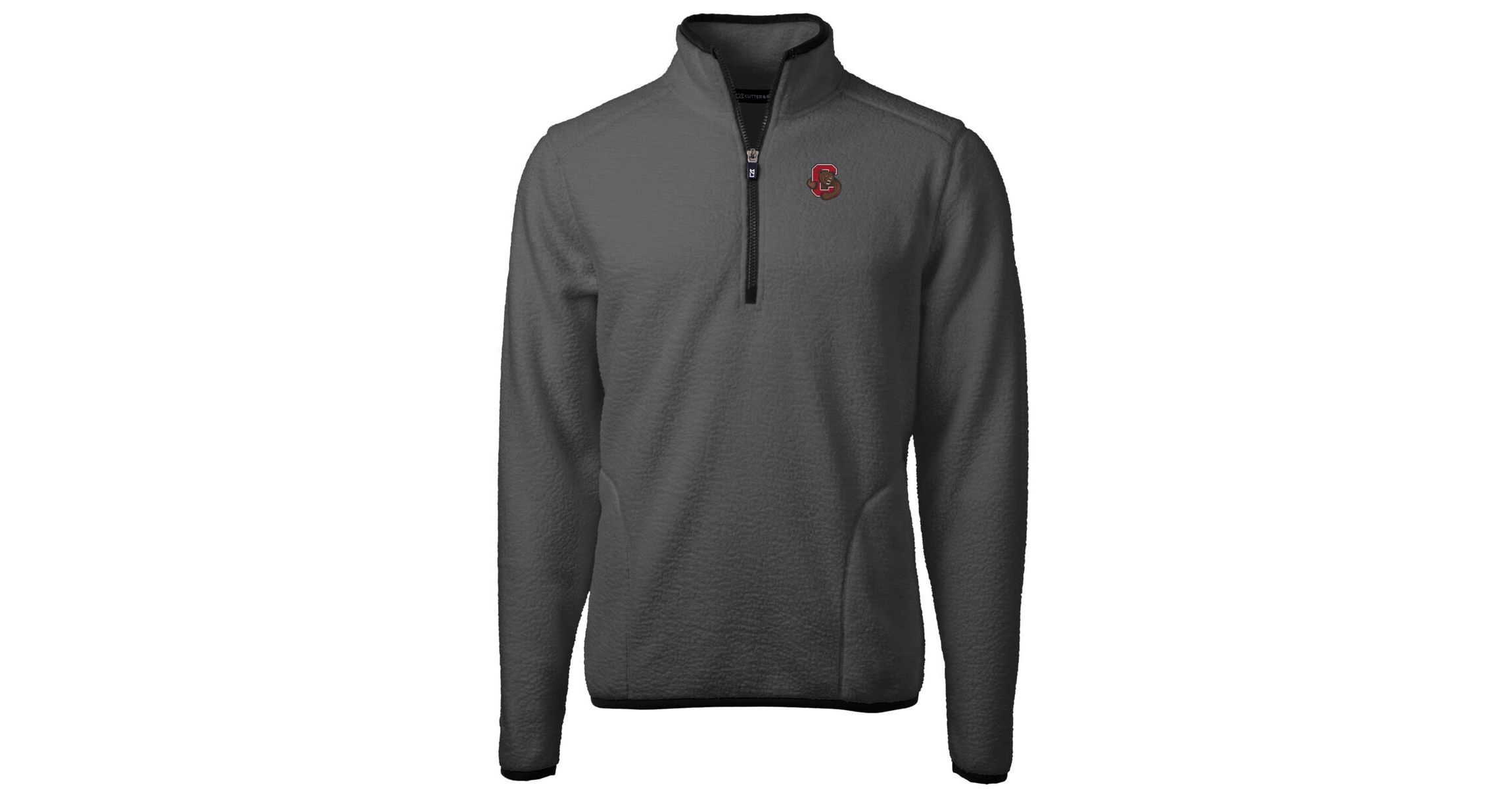 Cornell Big Red NCAA Cornell Big Cascade Eco Sherpa Fleece Quarter-Zip Pullover Jacket
