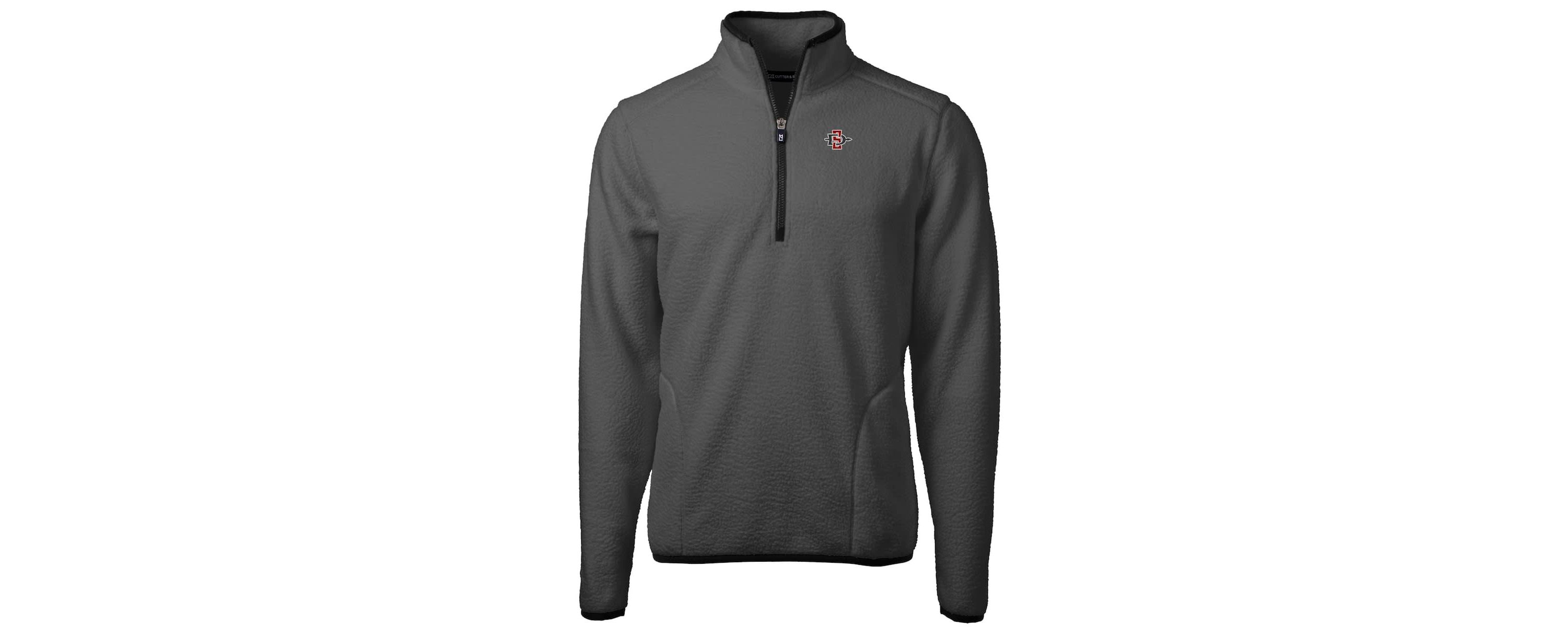 NCAA San Diego State Aztecs Cascade Eco Sherpa Fleece Quarter-Zip Pullover Jacket