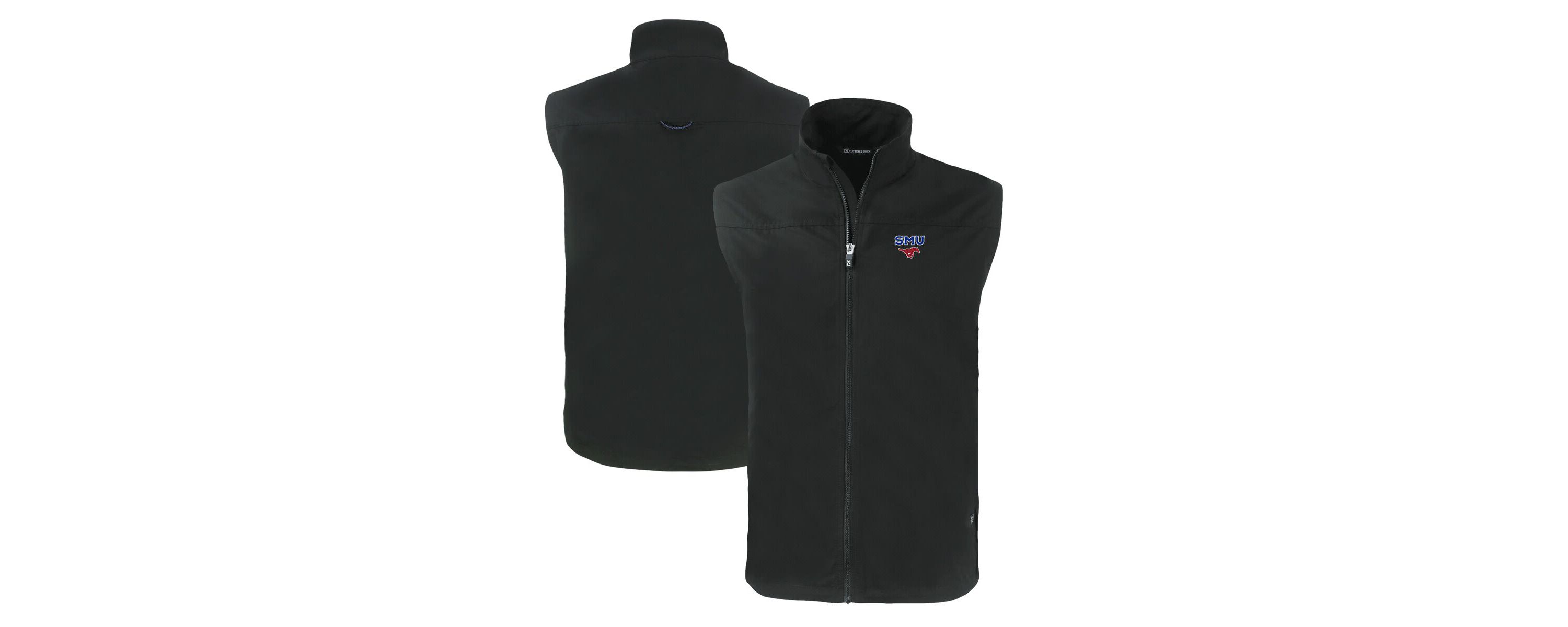 NCAA SMU Mustangs Charter Eco Recycled Full-Zip Vest