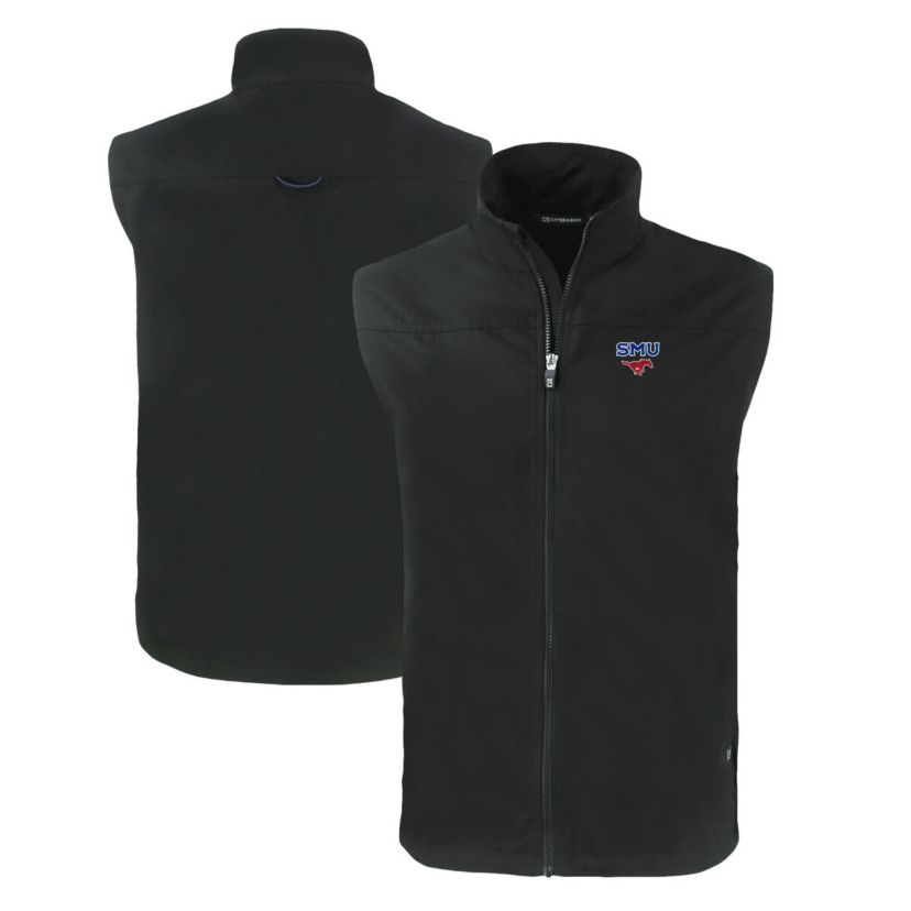 NCAA SMU Mustangs Charter Eco Recycled Full-Zip Vest