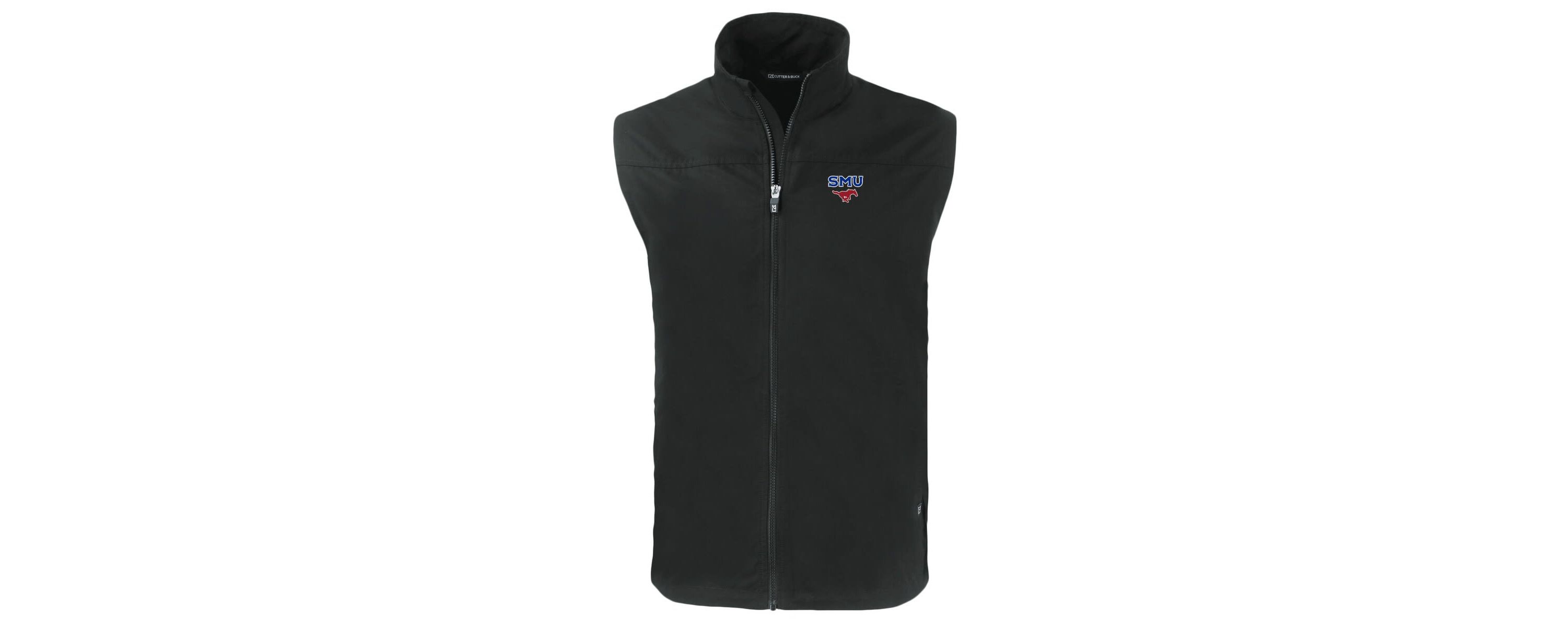 NCAA SMU Mustangs Charter Eco Recycled Full-Zip Vest