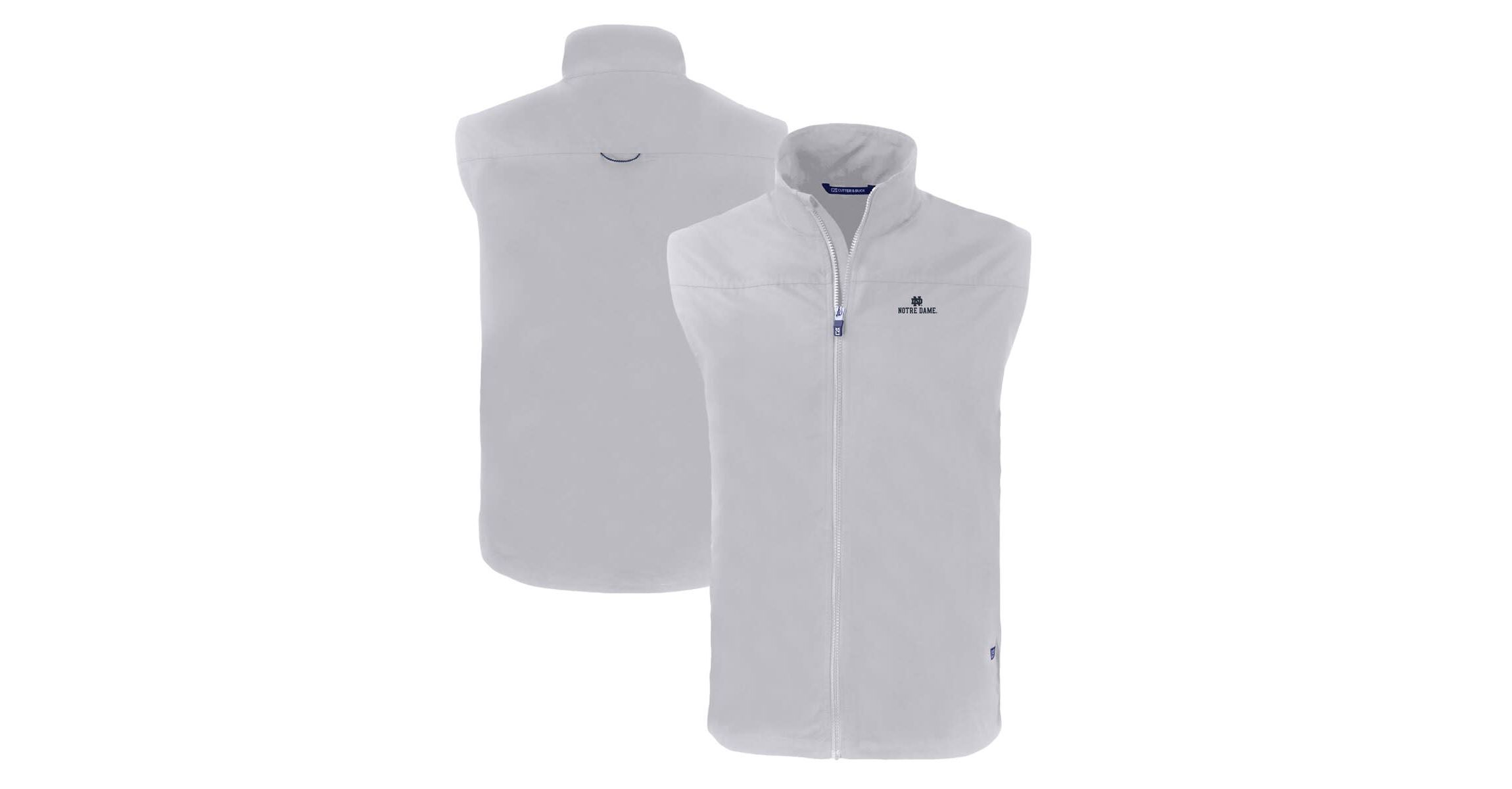 NCAA Notre Dame Fighting Irish Charter Eco Recycled Full-Zip Vest