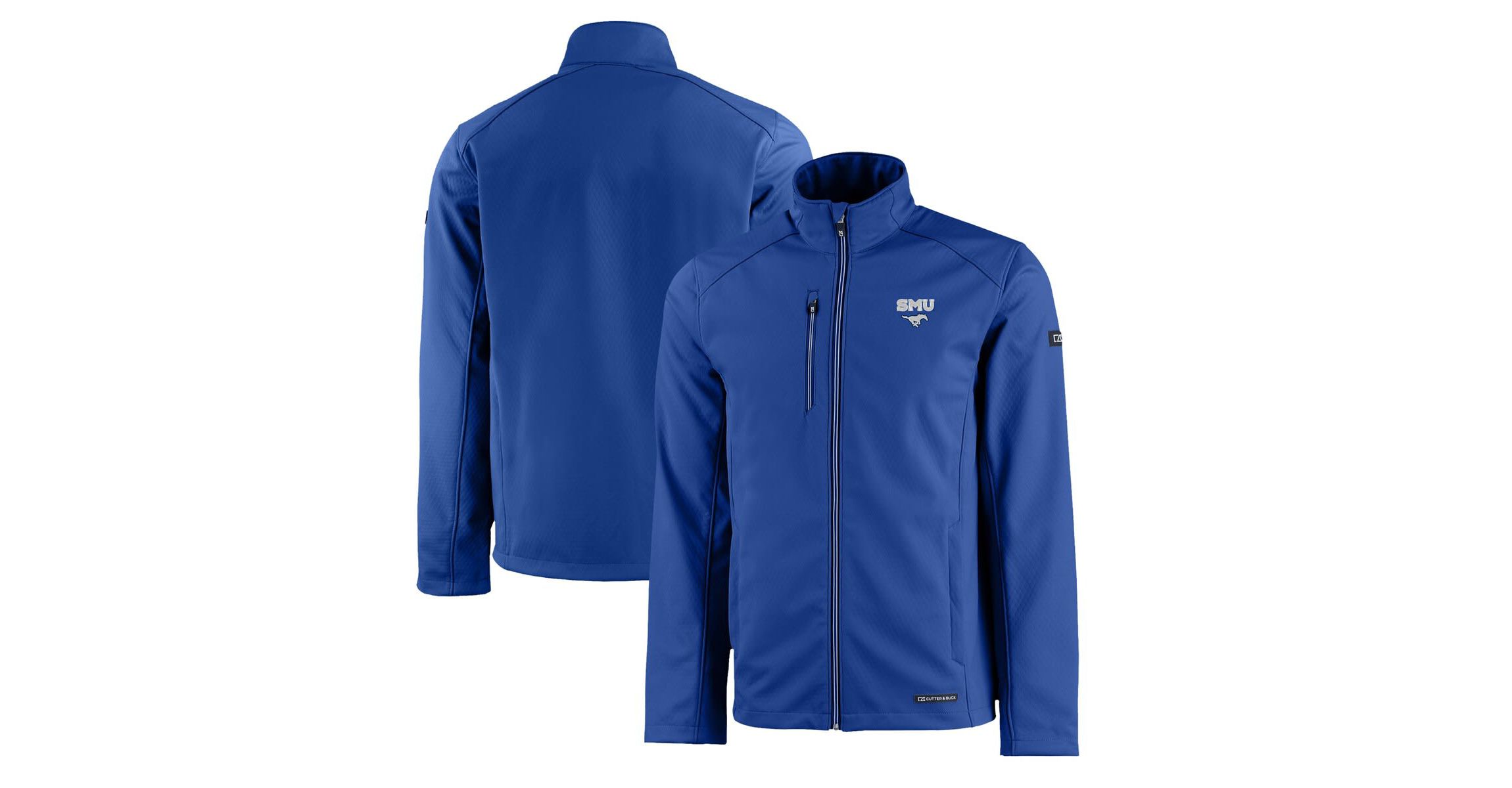 NCAA SMU Mustangs Evoke Eco Softshell Recycled Full-Zip Jacket