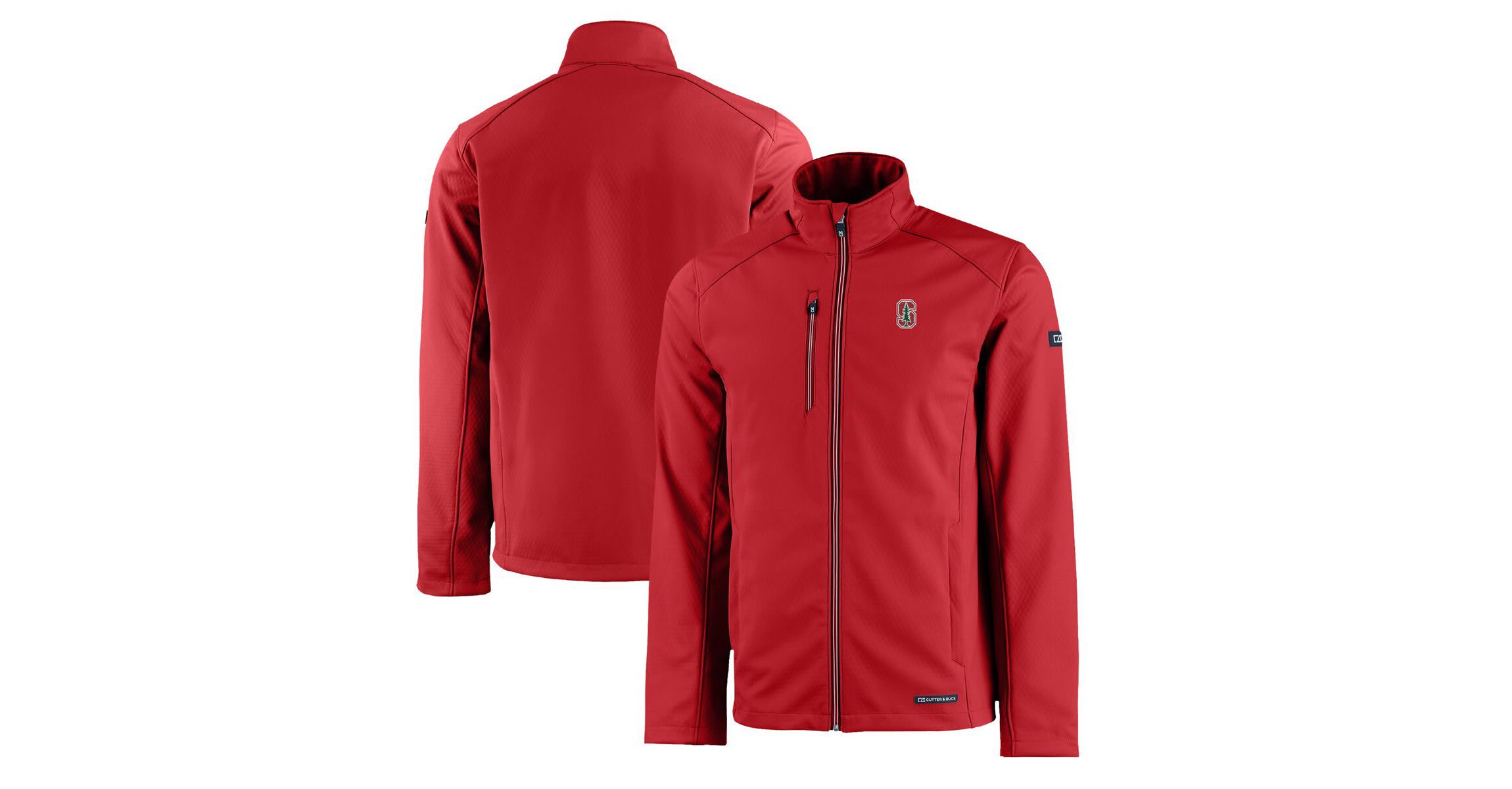 Stanford Cardinal NCAA Stanford Evoke Eco Softshell Recycled Full-Zip Jacket