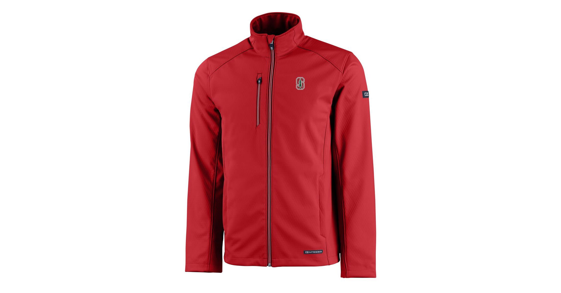 Stanford Cardinal NCAA Stanford Evoke Eco Softshell Recycled Full-Zip Jacket
