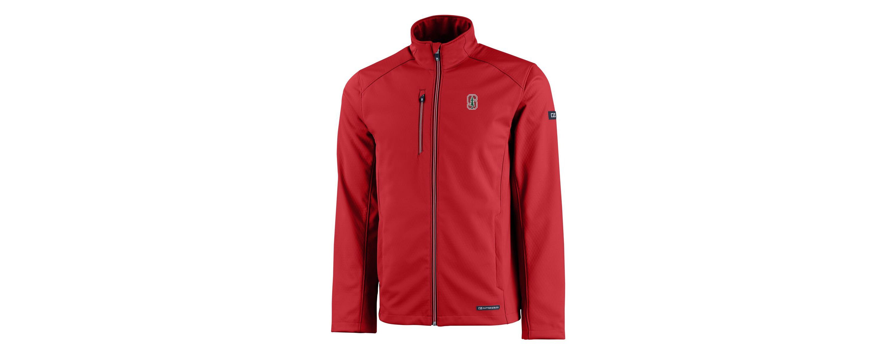 Stanford Cardinal NCAA Stanford Evoke Eco Softshell Recycled Full-Zip Jacket
