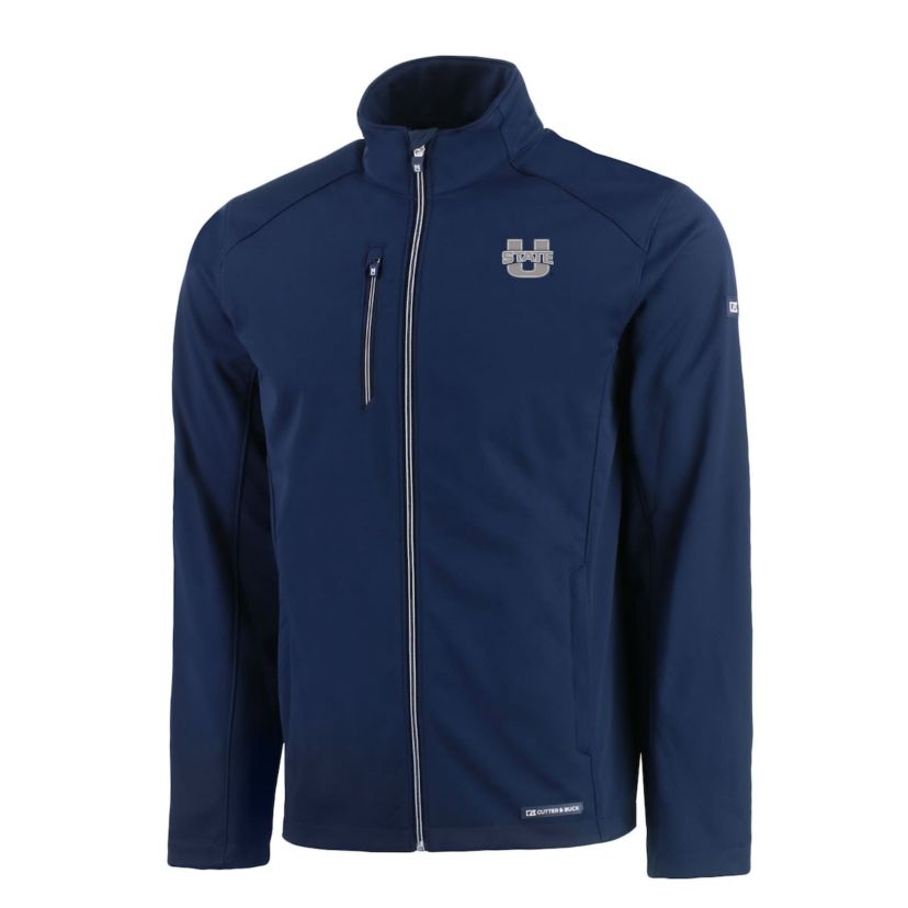 NCAA Utah State Aggies Evoke Eco Softshell Recycled Full-Zip Jacket