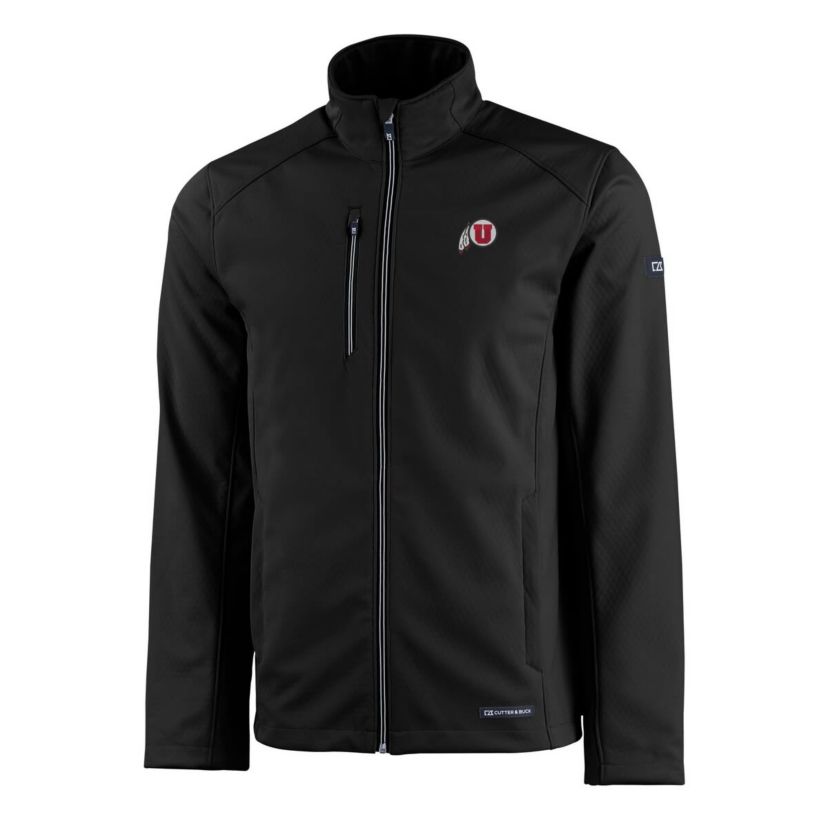 NCAA Utah Utes Evoke Eco Softshell Recycled Full-Zip Jacket