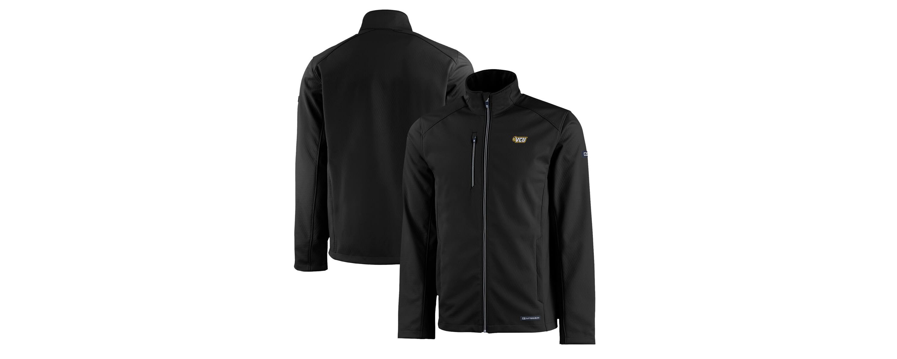 NCAA VCU Rams Evoke Eco Softshell Recycled Full-Zip Jacket
