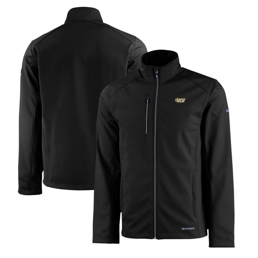 NCAA VCU Rams Evoke Eco Softshell Recycled Full-Zip Jacket