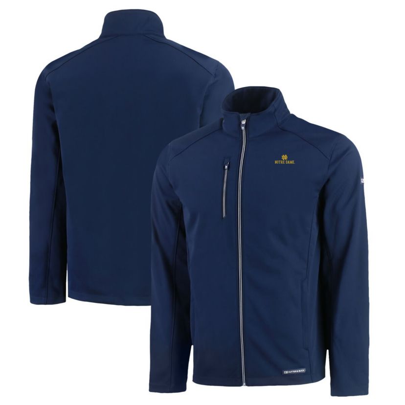 NCAA Notre Dame Fighting Irish Evoke Eco Softshell Recycled Full-Zip Jacket