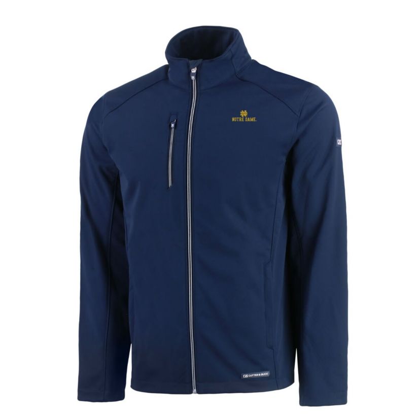 NCAA Notre Dame Fighting Irish Evoke Eco Softshell Recycled Full-Zip Jacket