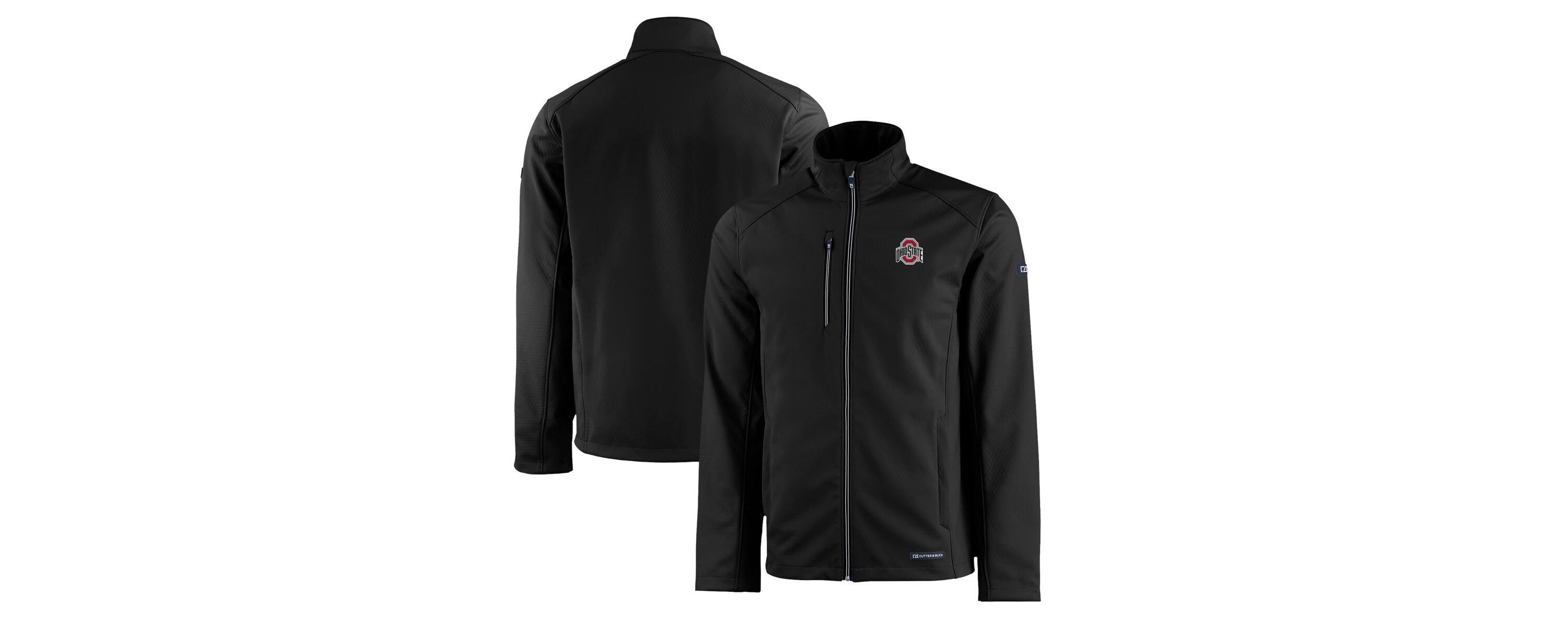NCAA Ohio State Buckeyes Primary Logo Evoke Eco Softshell Recycled Full-Zip Jacket
