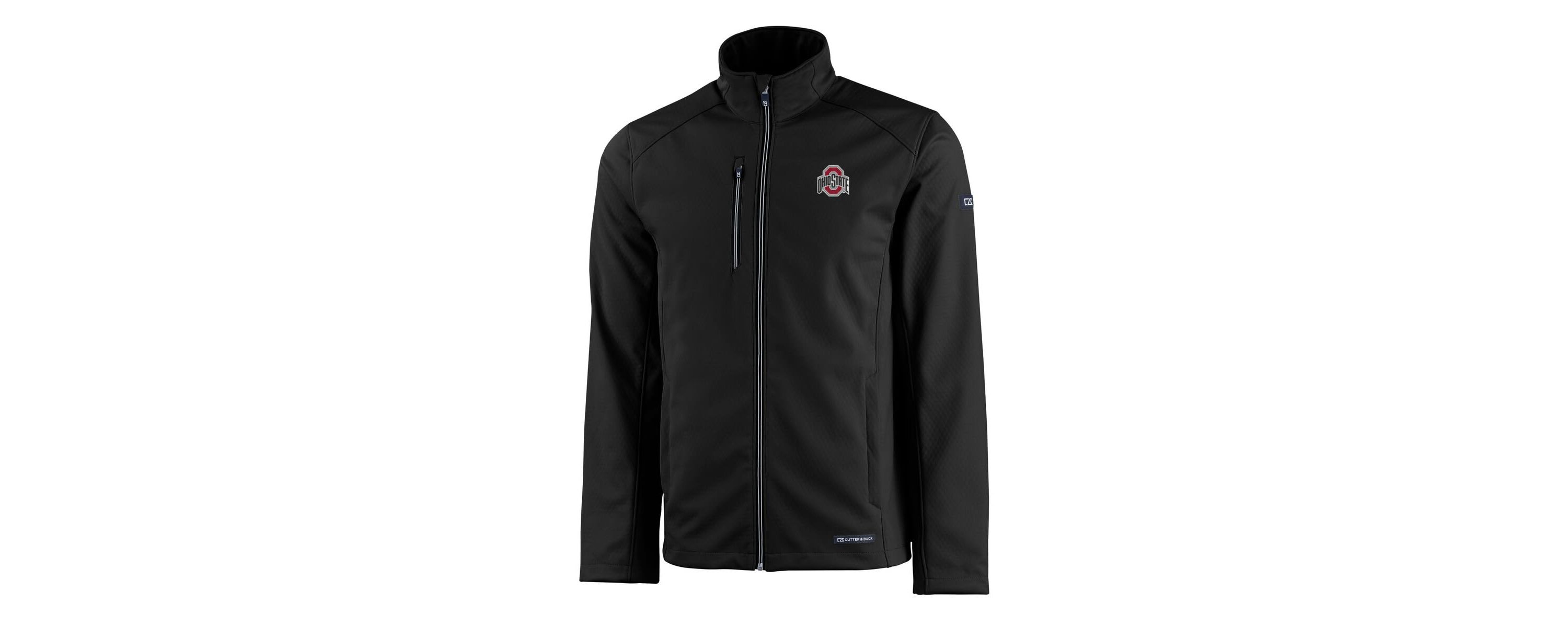 NCAA Ohio State Buckeyes Primary Logo Evoke Eco Softshell Recycled Full-Zip Jacket