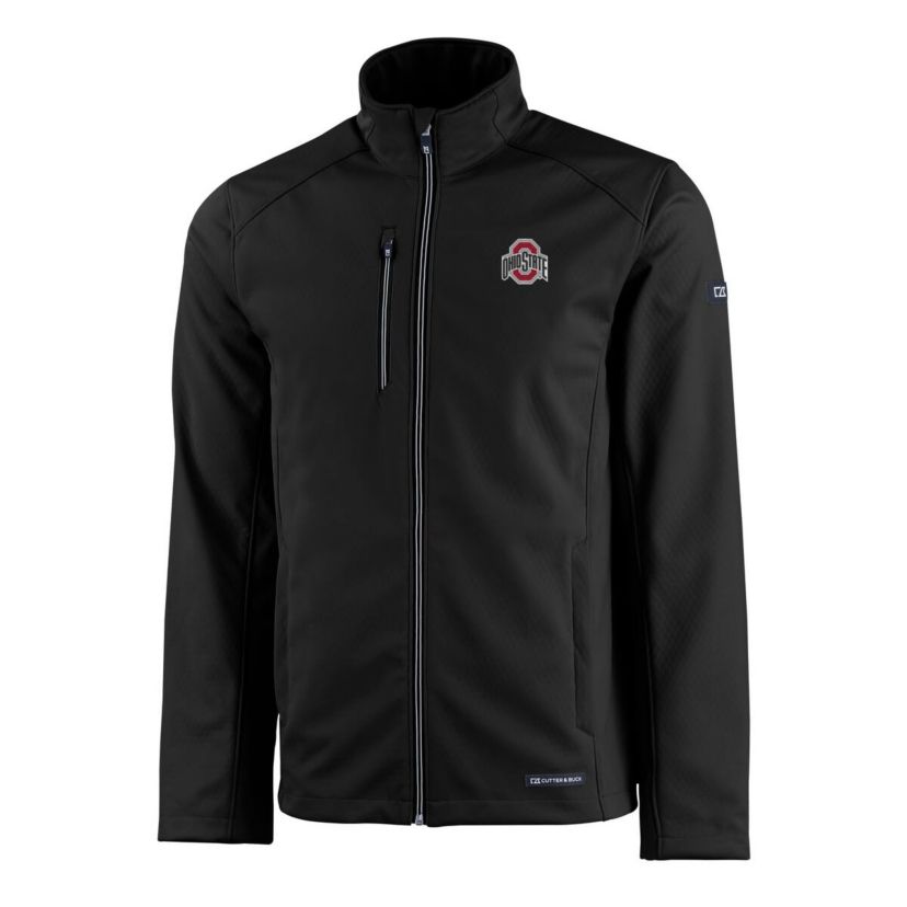 NCAA Ohio State Buckeyes Primary Logo Evoke Eco Softshell Recycled Full-Zip Jacket
