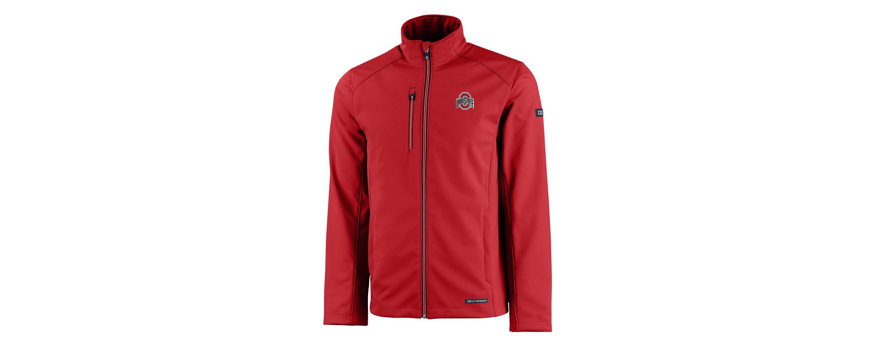 NCAA Ohio State Buckeyes Primary Logo Evoke Eco Softshell Recycled Full-Zip Jacket