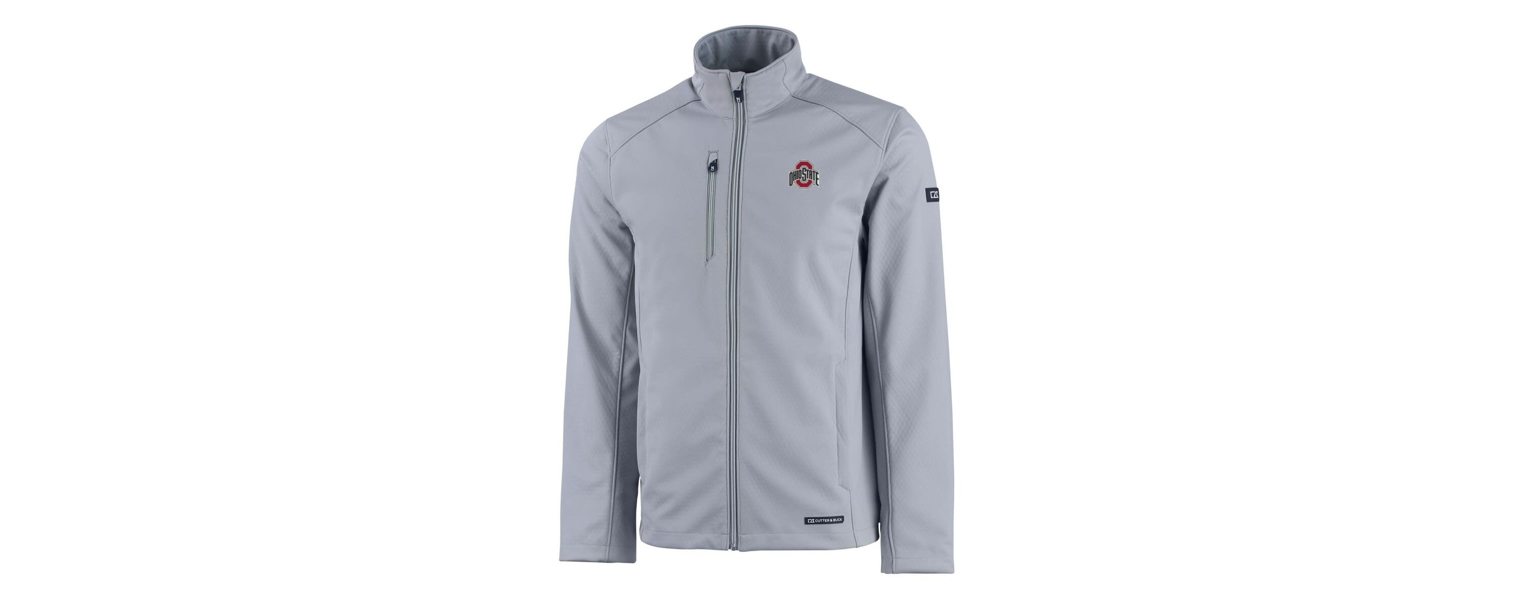 NCAA Ohio State Buckeyes Primary Logo Evoke Eco Softshell Recycled Full-Zip Jacket