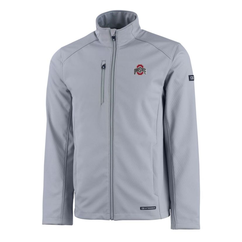 NCAA Ohio State Buckeyes Primary Logo Evoke Eco Softshell Recycled Full-Zip Jacket