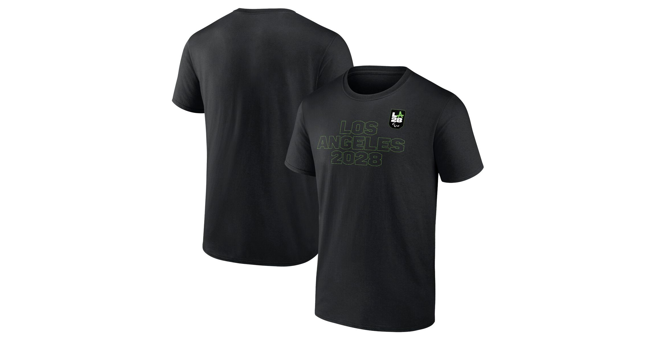IOC Fanatics LA28 Summer Paralympic Games Neon Outline T-Shirt