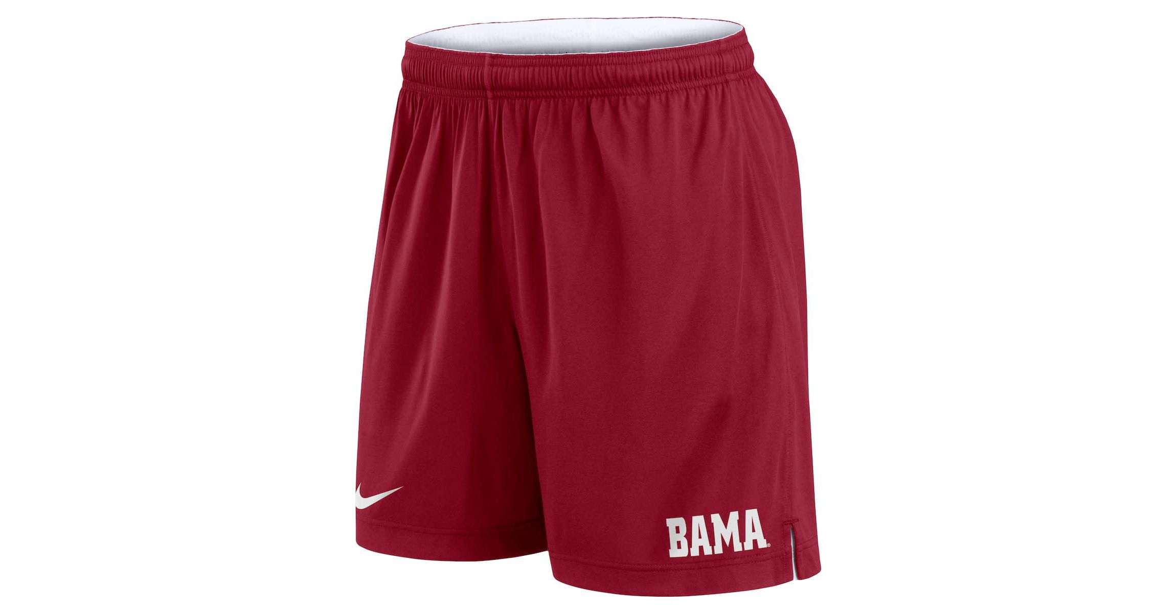 Alabama Crimson Tide NCAA Nike White/Crimson Alabama Tide Primetime Reversible Performance Shorts