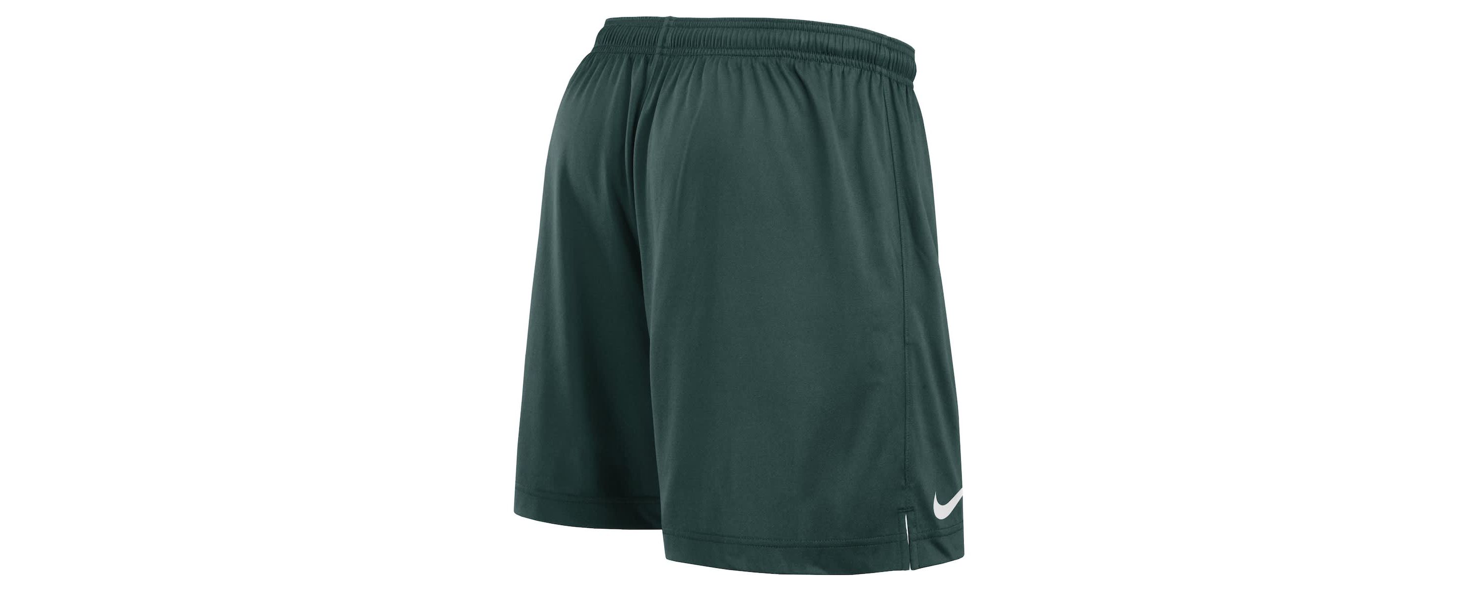 NCAA Nike White/Green Michigan State Spartans Primetime Reversible Performance Shorts
