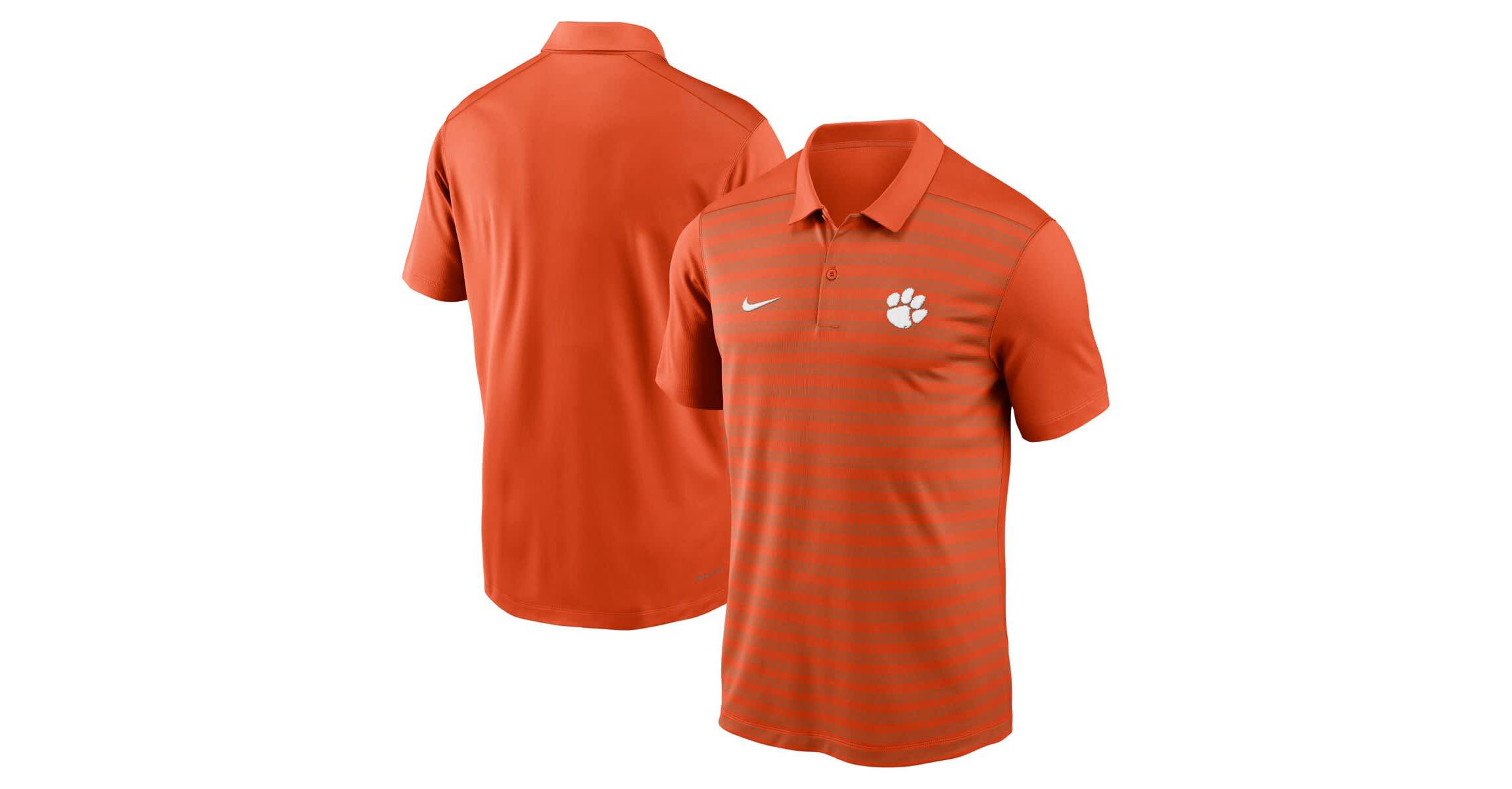 NCAA Nike Clemson Tigers 2024 Early Season Coaches Sideline Dri-FIT Polo